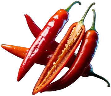Pimenta, fotografado sobre fundo claro